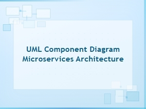 Uml Component Diagrams for Microservices Architecture